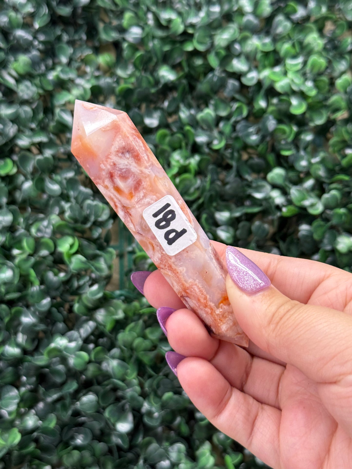 Carnelian x Flower Agate DTs