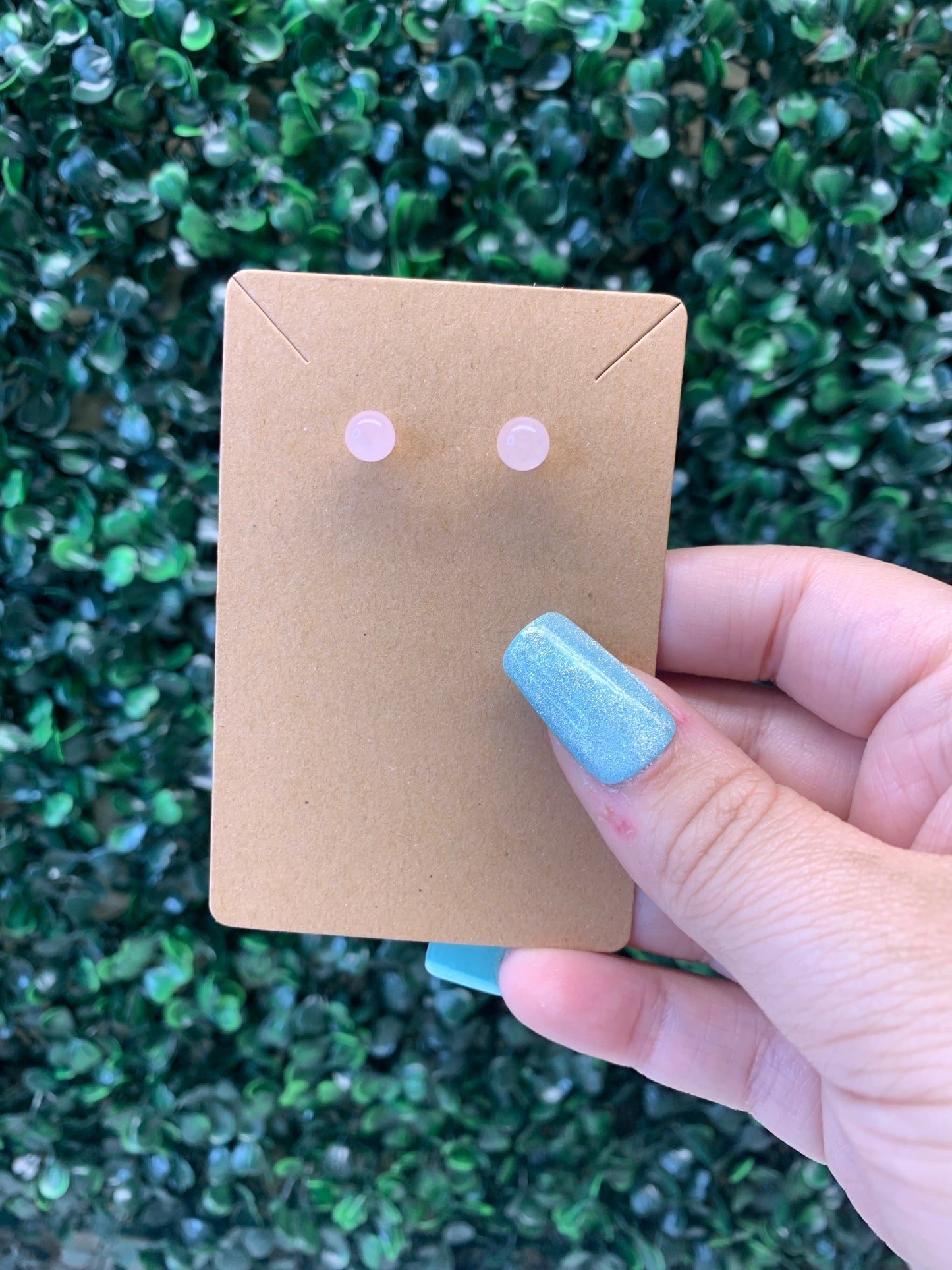 Rose Quartz Earrings (Intuitively chosen)