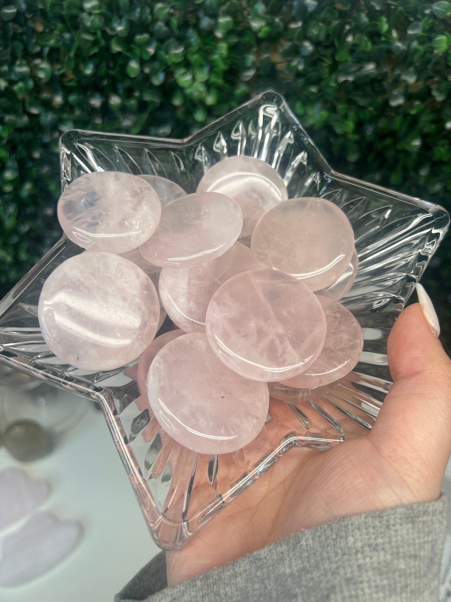 Rose Quartz Flatstones (INTUITIVELY CHOSEN)