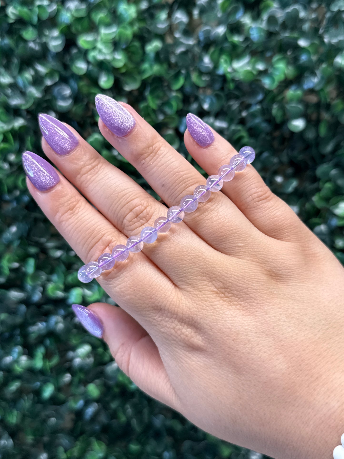 Lavender Moon Quartz Bracelets - 6mm