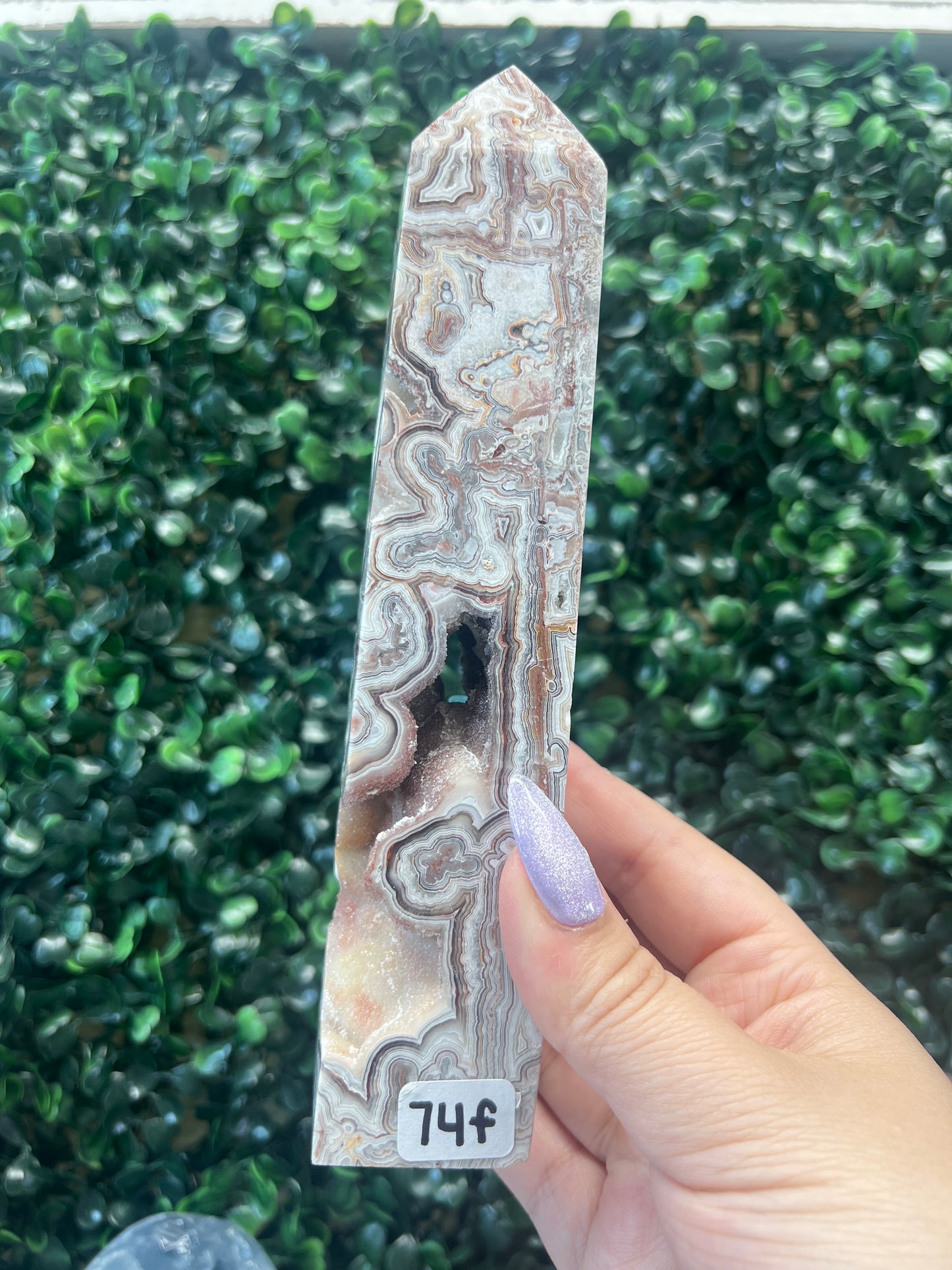 Mexican Crazy Lace Agate Statement Towers (all have druzy & parallax)