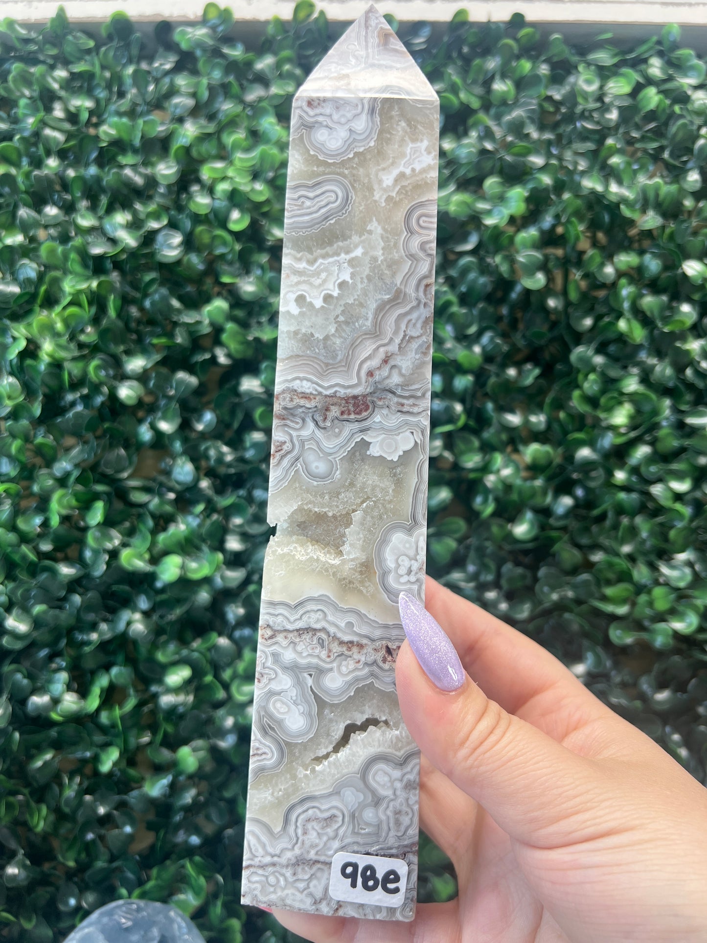 Mexican Crazy Lace Agate Statement Towers (all have druzy & parallax)