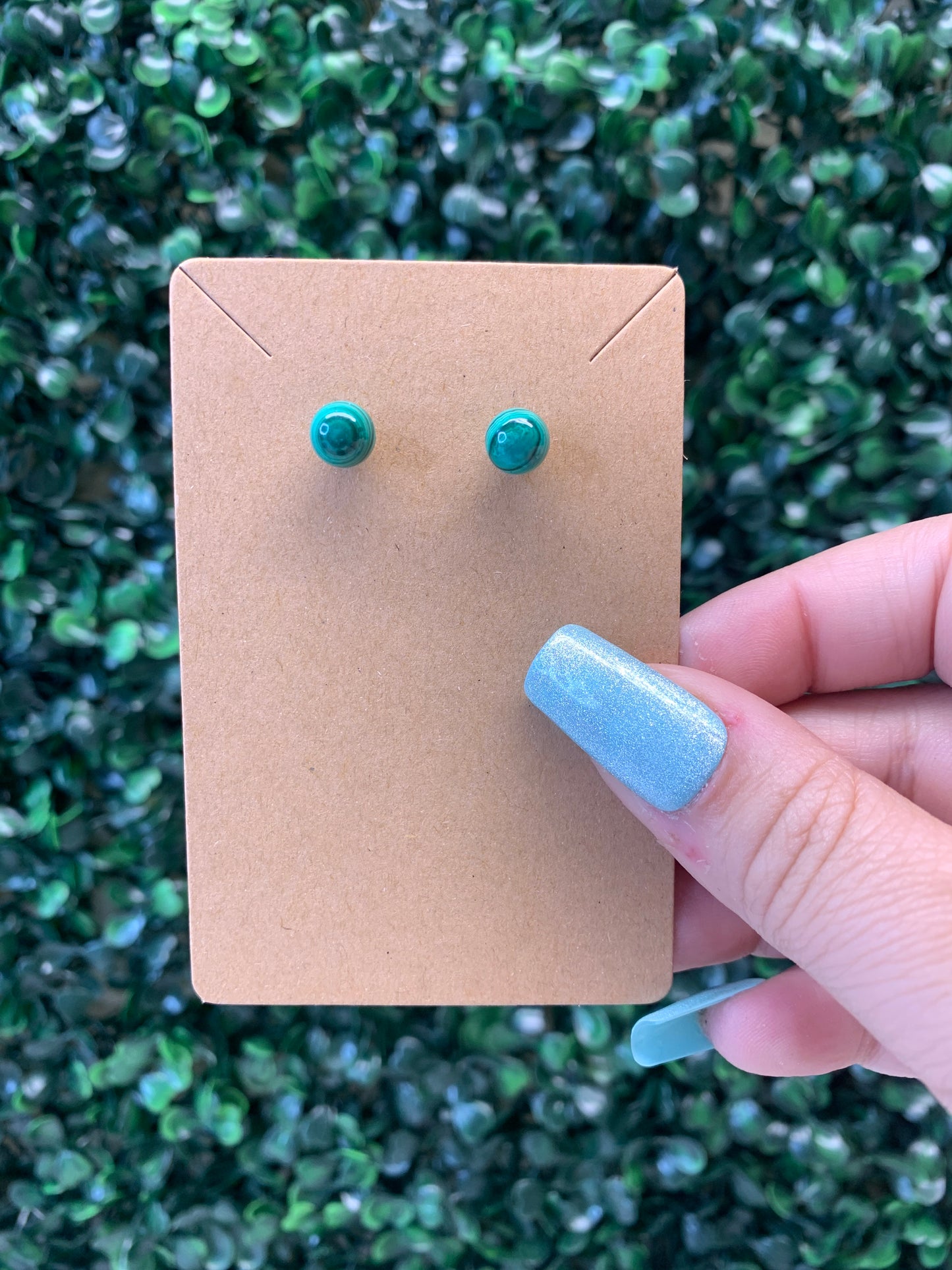 Malachite Earrings (Intuitively chosen)