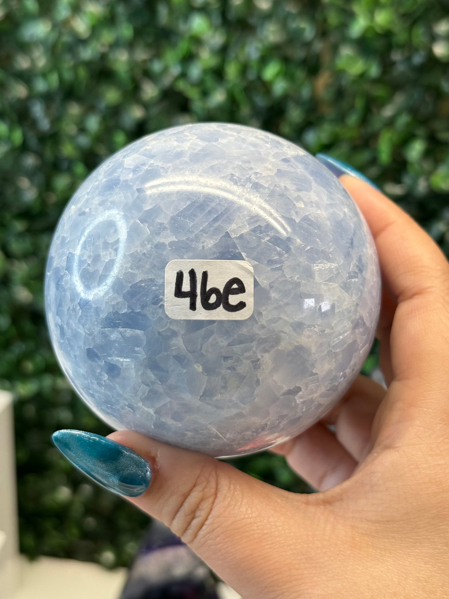 Blue Calcite Spheres