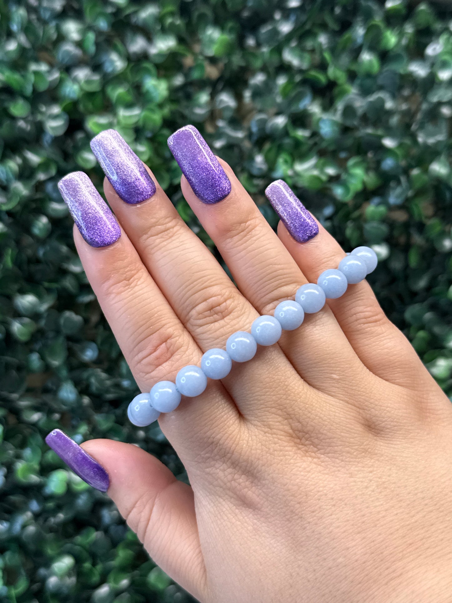 Angelite Bracelet - 8mm