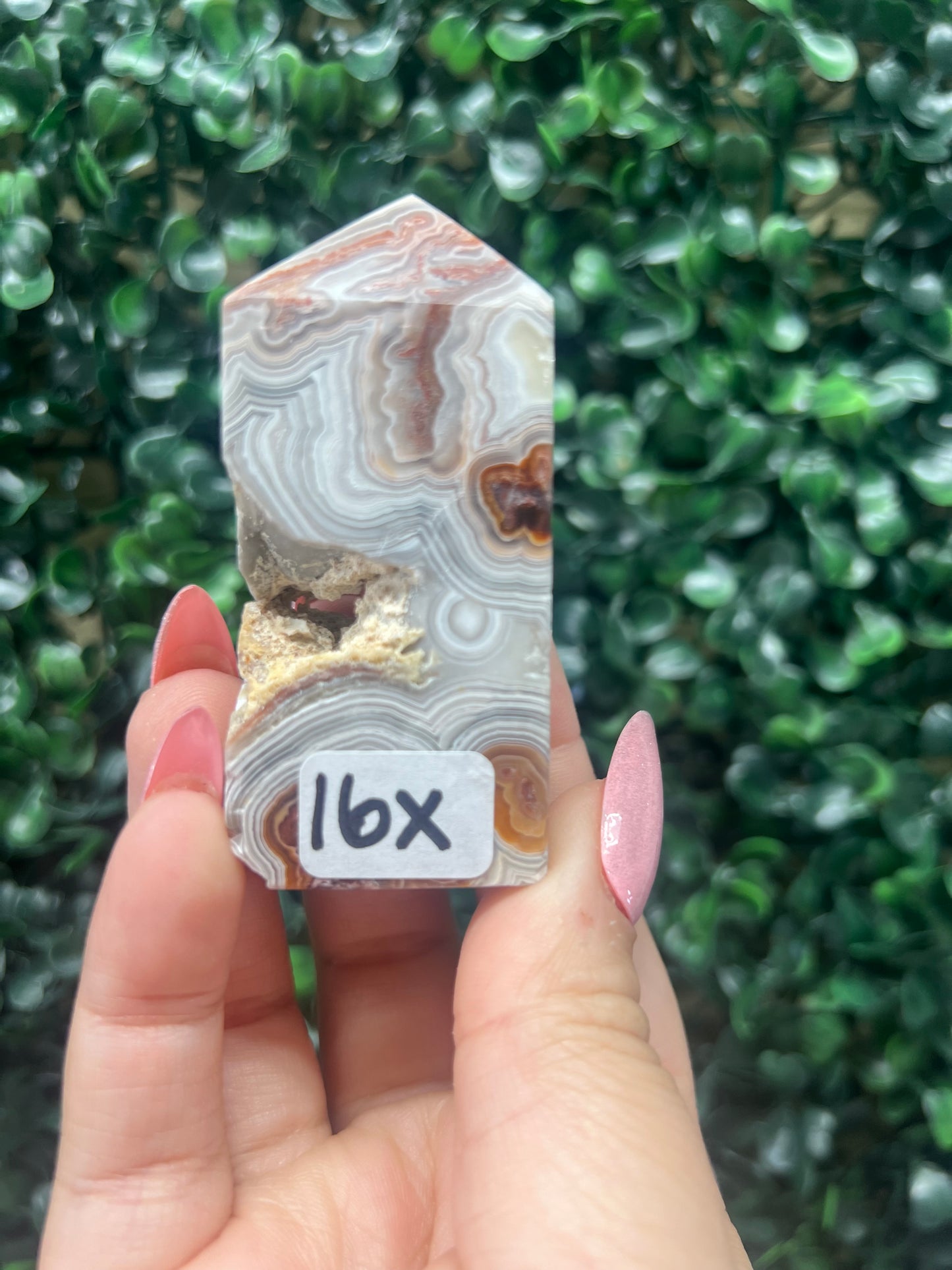 Mexican Crazy Lace Agate Towers