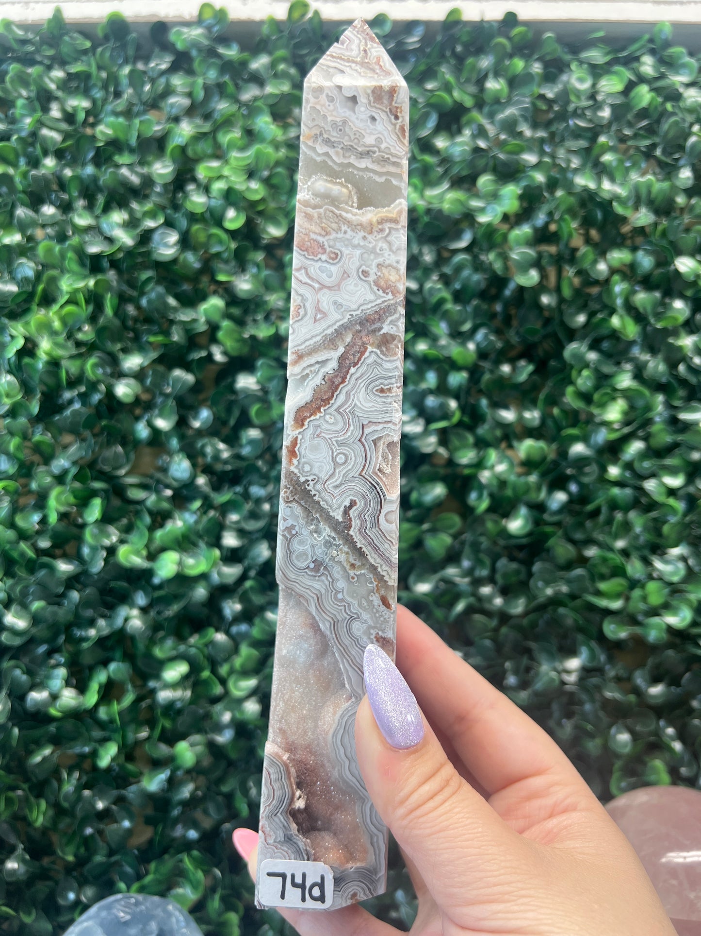 Mexican Crazy Lace Agate Statement Towers (all have druzy & parallax)