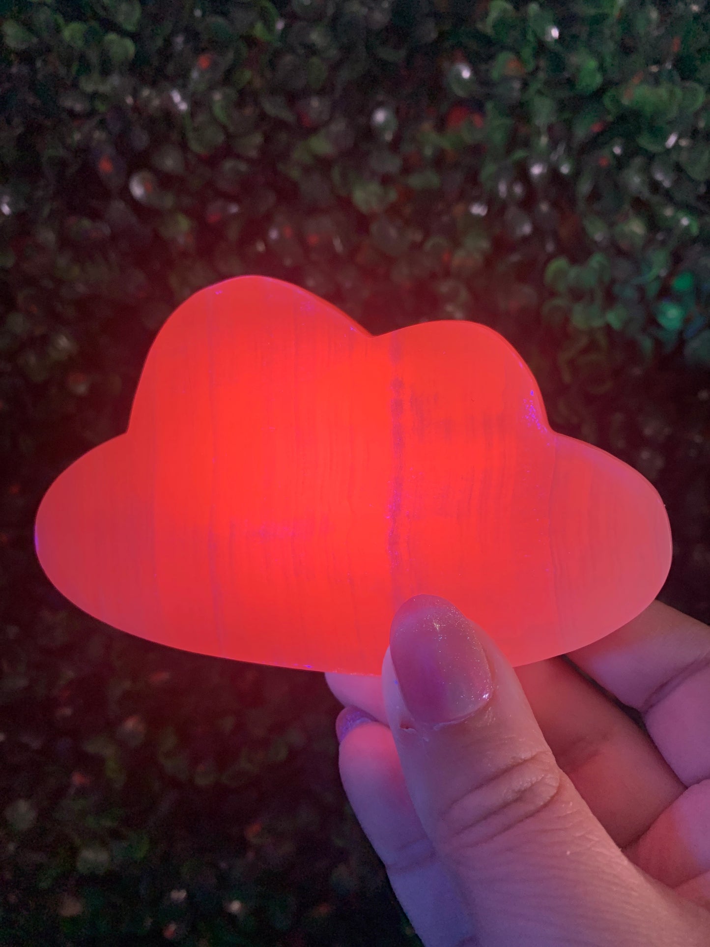 Pink Mangano Calcite Clouds - UV REACTIVE (INTUITIVELY CHOSEN)
