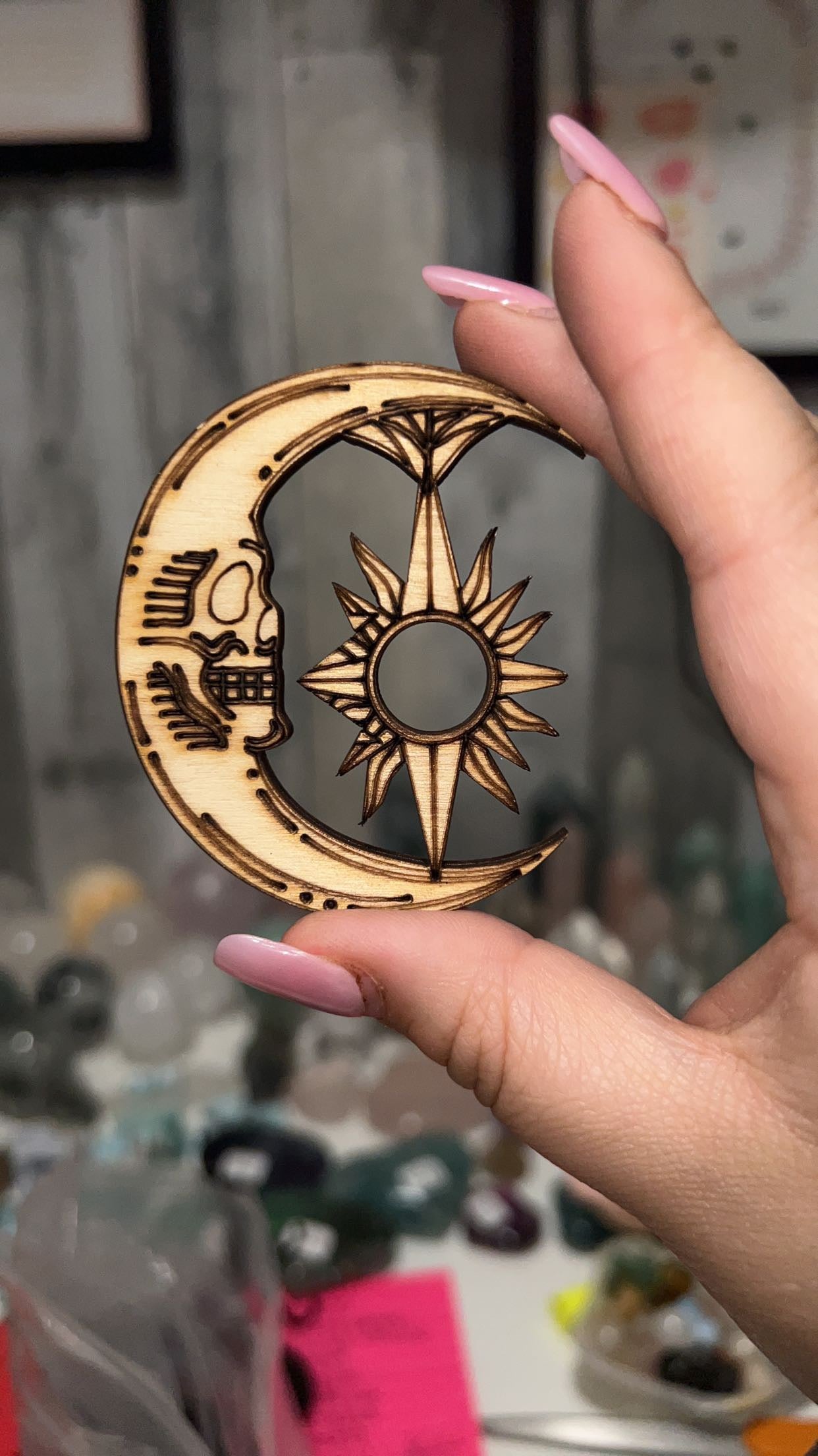 Wooden Sphere Stands