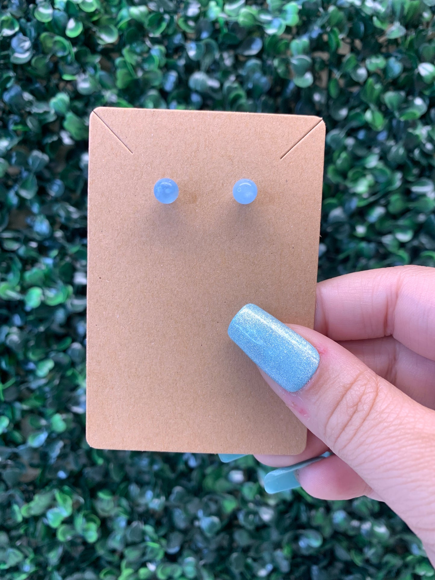 Aquamarine Earrings (Intuitively chosen)