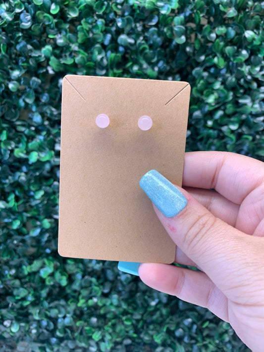 Rose Quartz Earrings (Intuitively chosen)