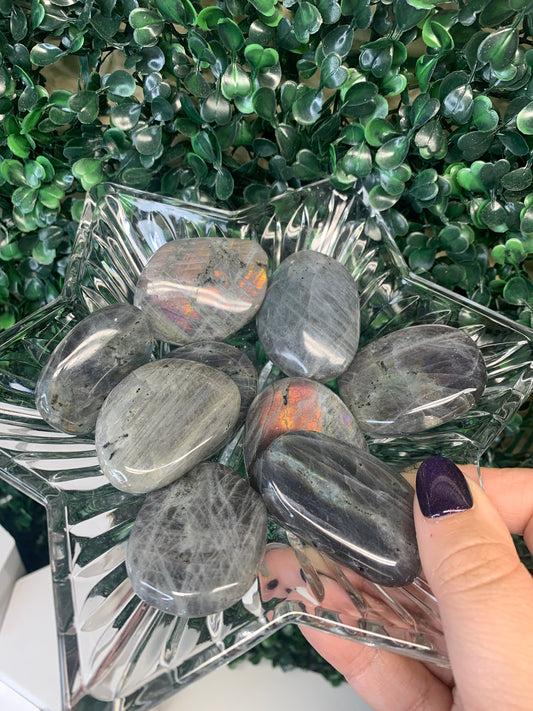 Labradorite Flatstones (INTUITIVELY CHOSEN)