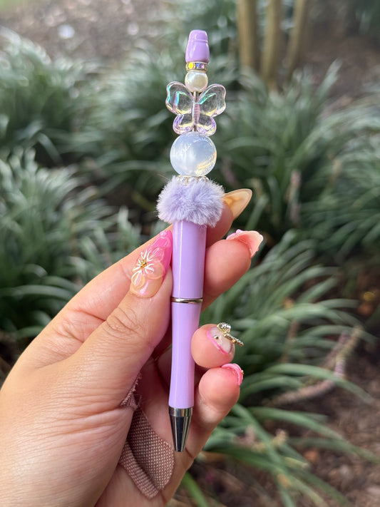 Butterfly Pens - Purple Iridescent