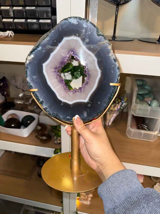 Amethyst x Agate (Moss Inclusions) Portals