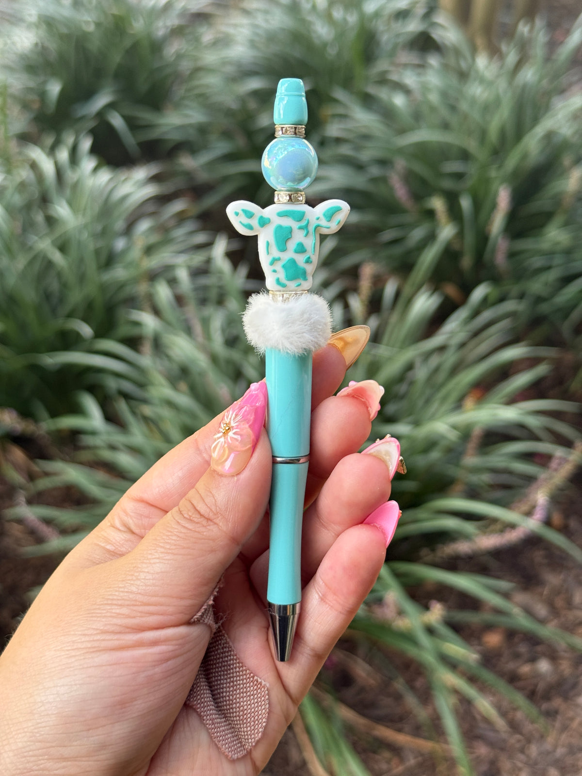 Cow Pens - Blue/Blue Bead