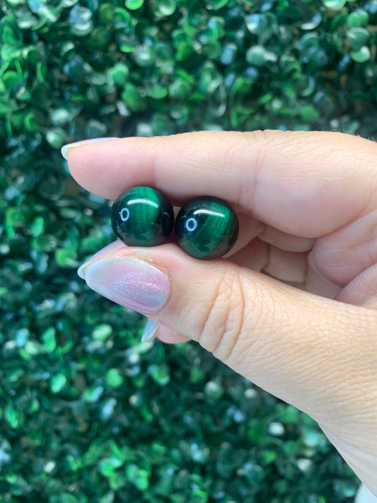 Chatoyant Malachite Mini Spheres (INTUITIVELY CHOSEN)