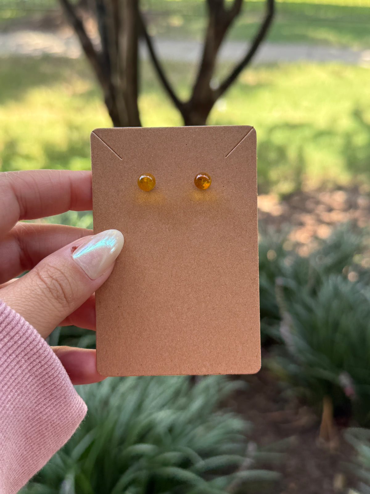Amber Earrings - s925 (INTUITIVELY CHOSEN)