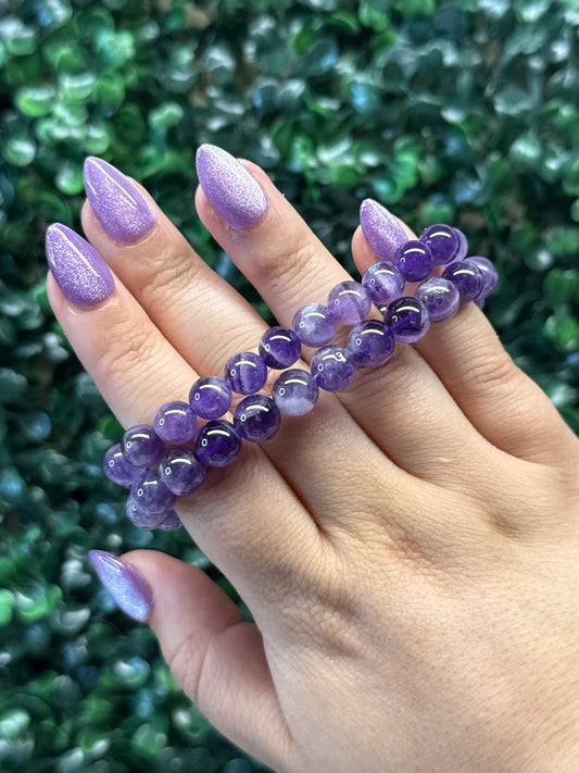Amethyst Bracelets - 8mm