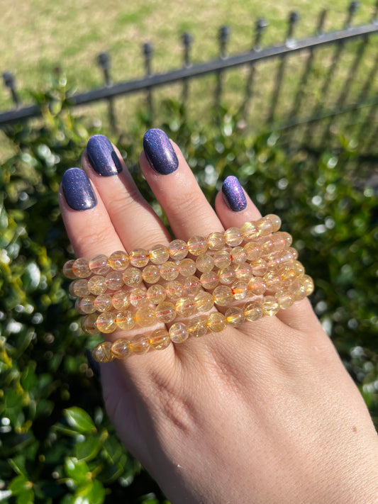 HQ Rutile Bracelets - 6mm & 7mm