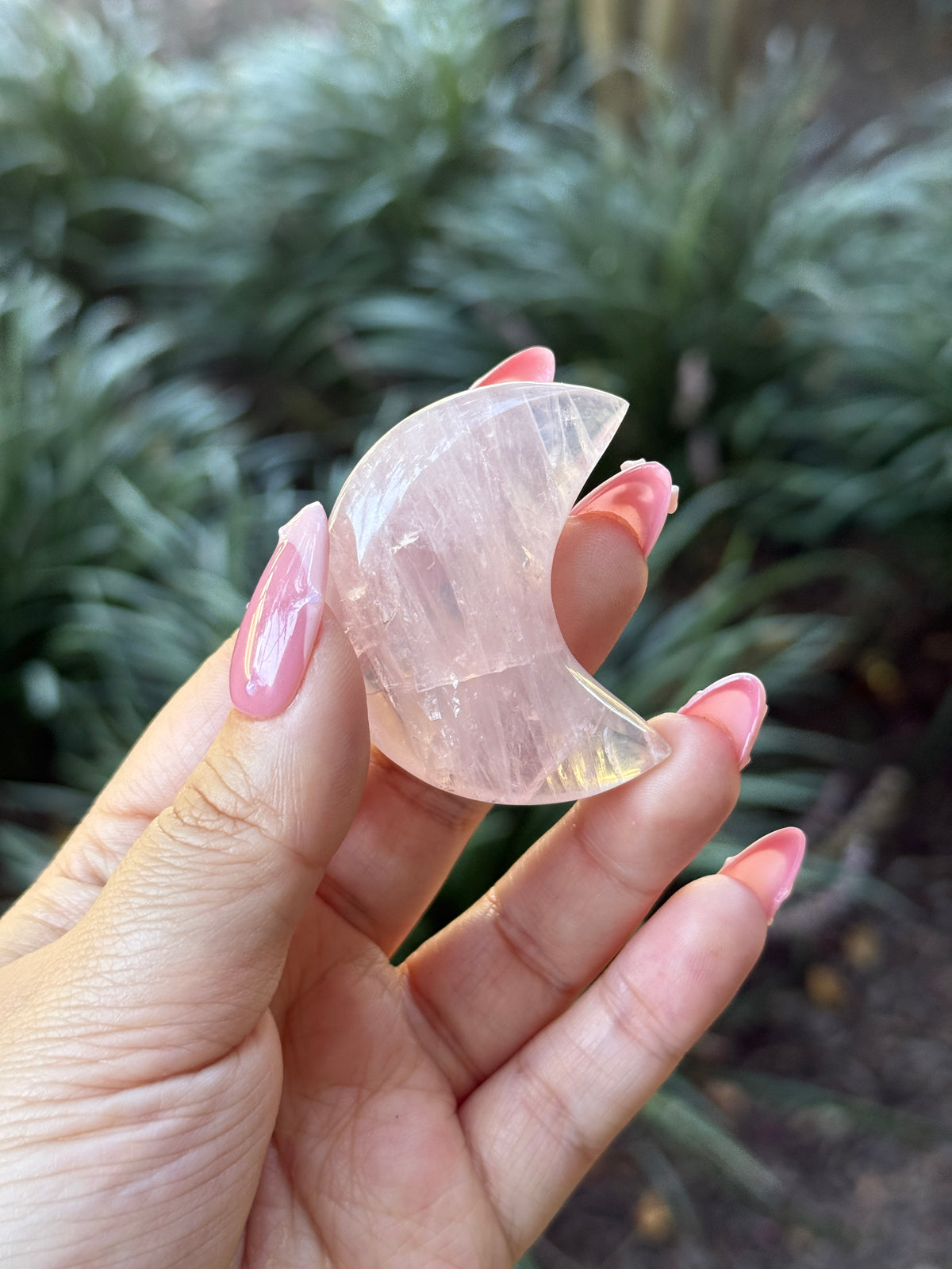 Rose Quartz Moons - Intuitively Chosen