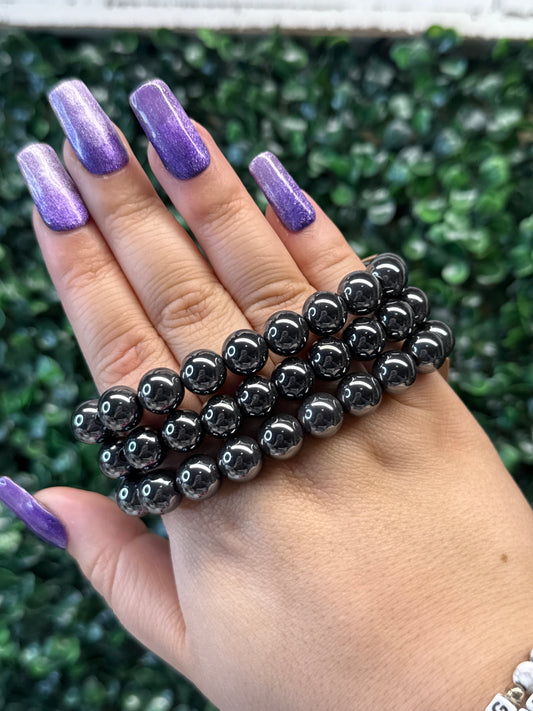 Hematite Bracelets - 10mm