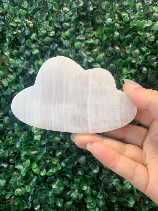 Pink Mangano Calcite Clouds - UV REACTIVE (INTUITIVELY CHOSEN)
