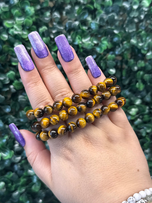 Tiger’s Eye Bracelets - 8mm