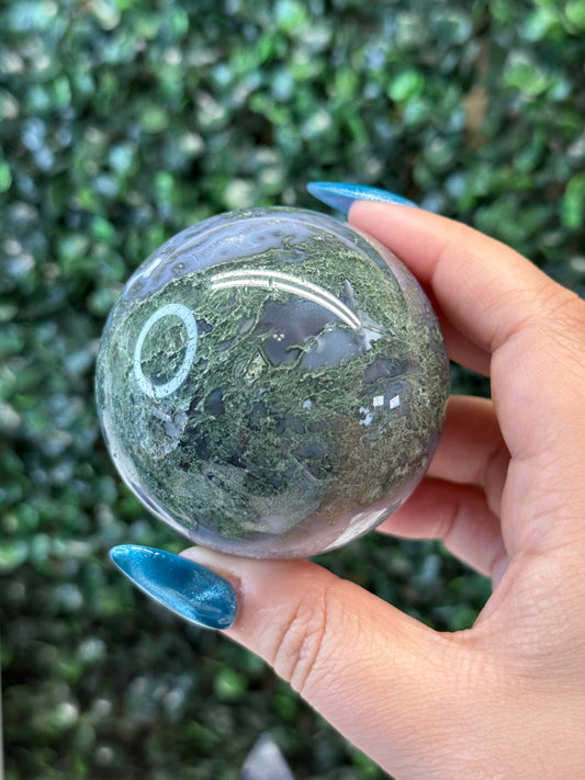 Moss Agate Sphere