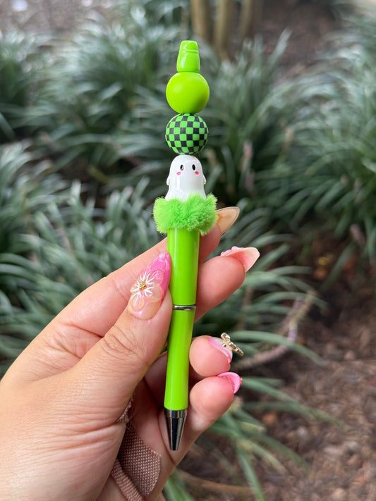 Ghost Pens - Green/Checkered