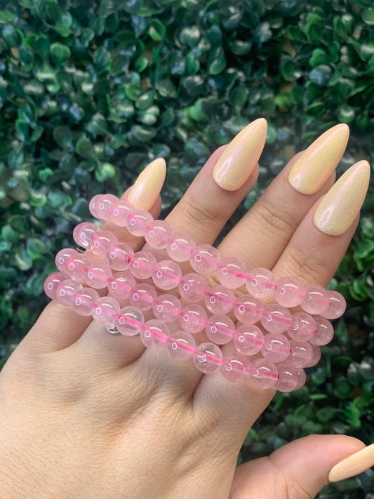 Rose Quartz Bracelets - 8mm