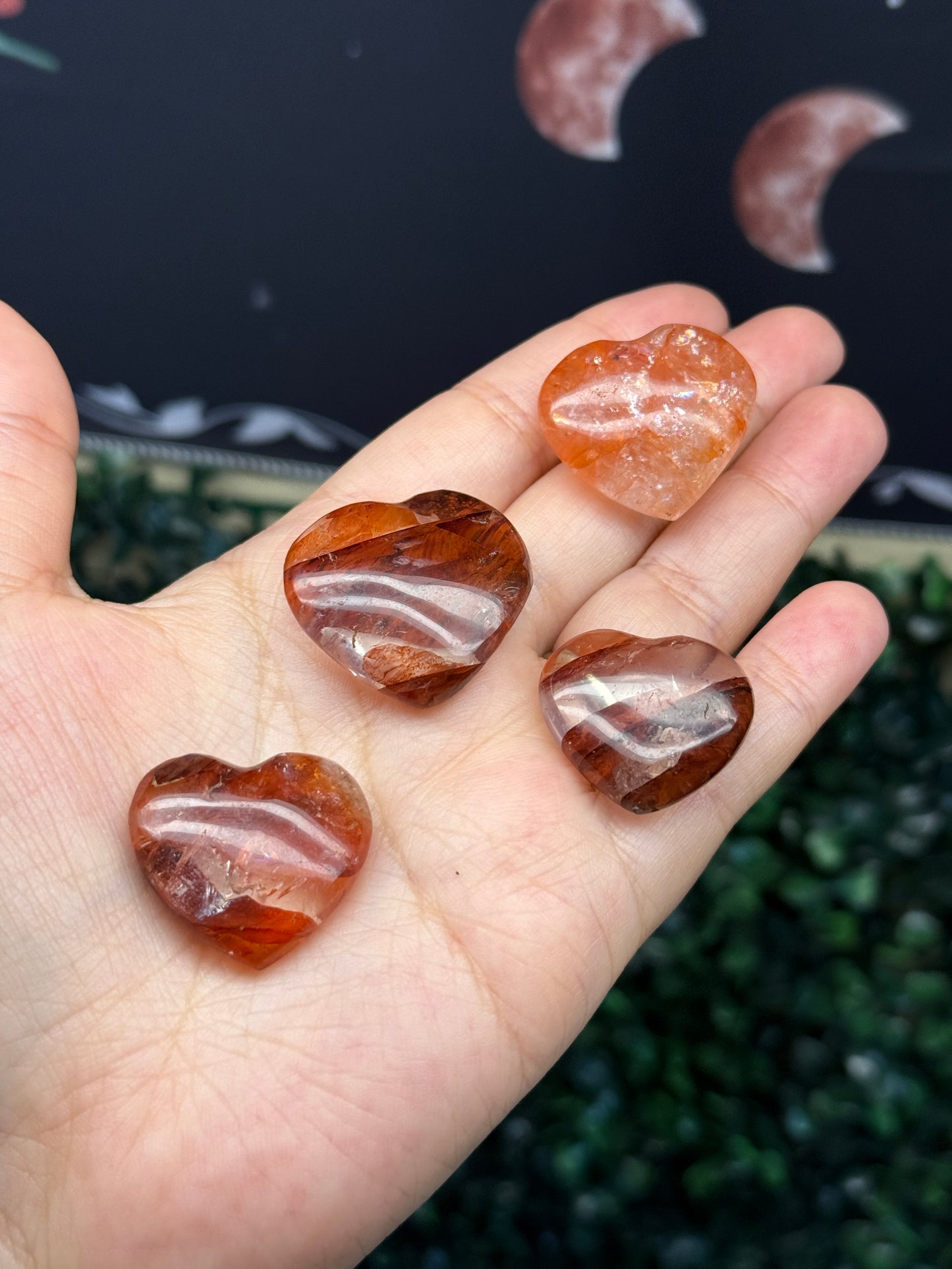 Fire Quartz Hearts (Intuitively Chosen)