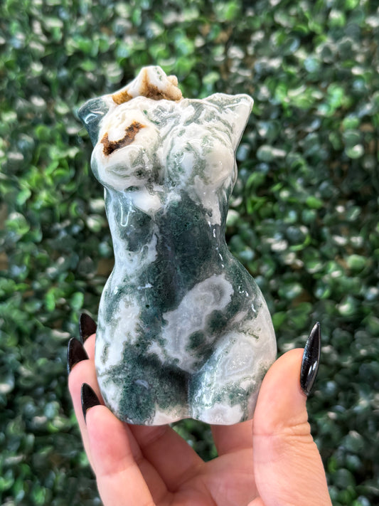 Moss Agate Lady Body - b