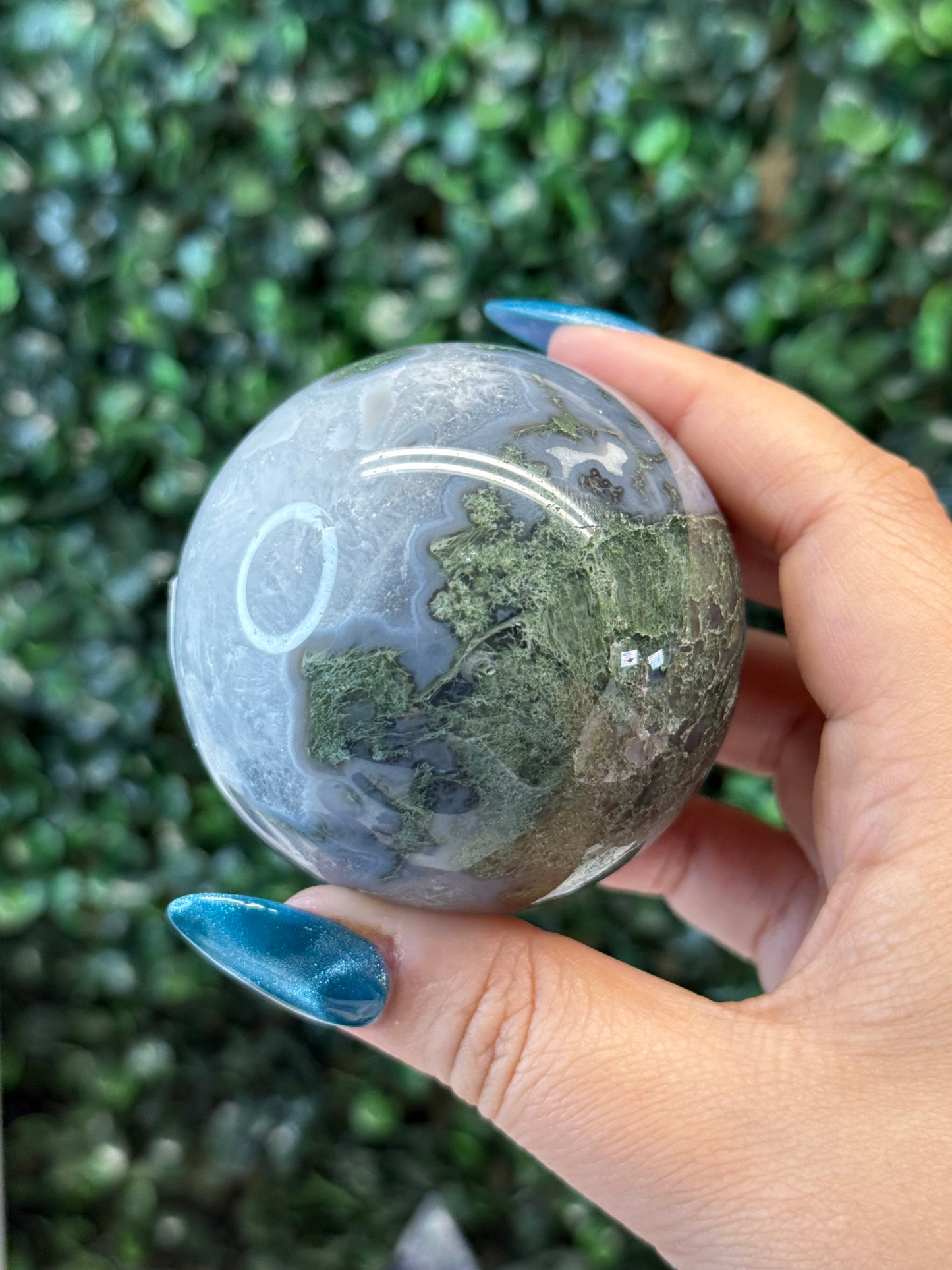 Moss Agate Sphere