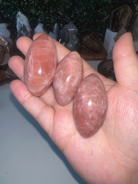 Rose Calcite & Chocolate Calcite Shivas (INTUITIVELY CHOSEN)