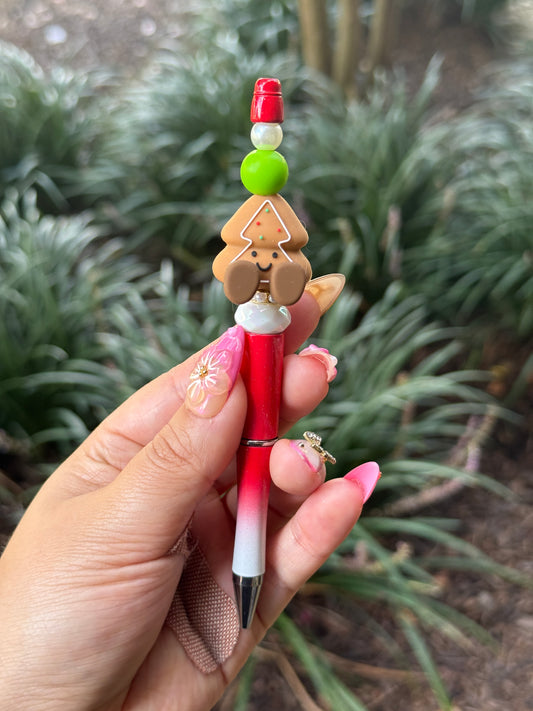 Gingerbread Tree Pens
