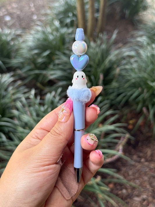 Ghost Pens - Blue/Heart