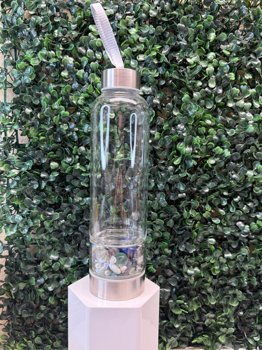 The Summer I Turned Pretty | Ocean Confetti Glass Water Bottle