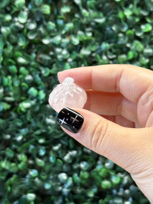 Rose Quartz & Howlite Pumpkins