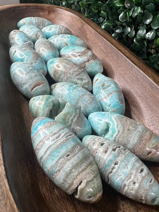 Blue Aragonite Shivas (INTUITIVELY CHOSEN)